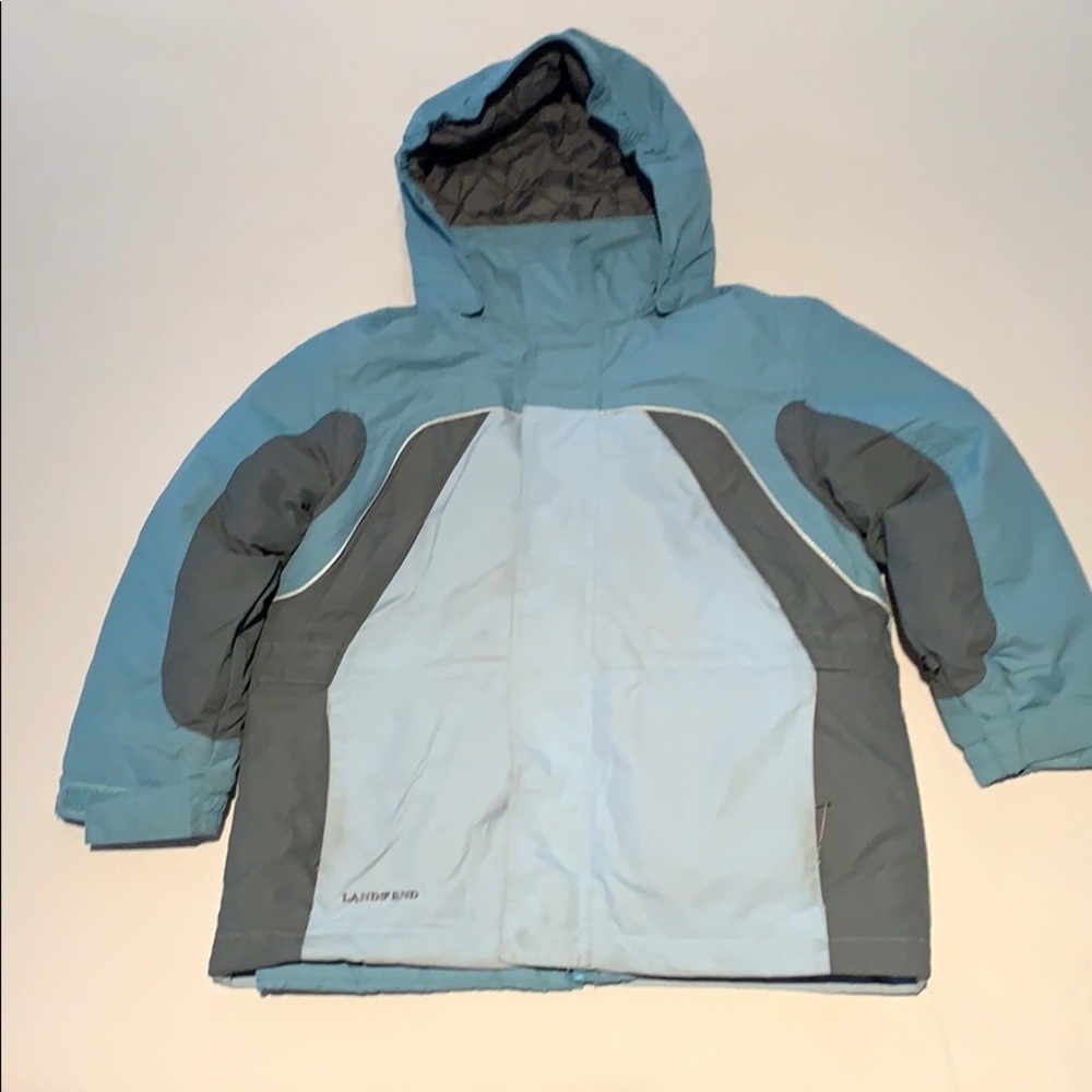 Lands End Girls 3 in 1 Squall Wi yet Parka M/5-6